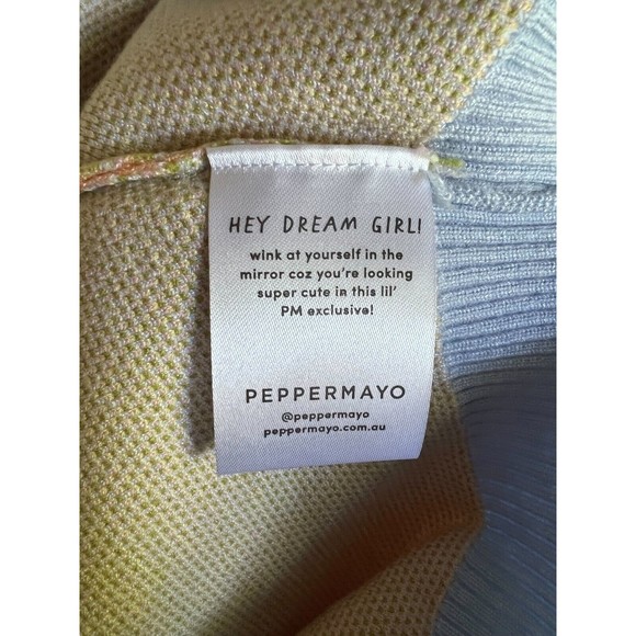 PAC SUN Peppermayo My Paradise Knit Sweater NWT Women’s Size Small Oversized - Picture 10 of 11